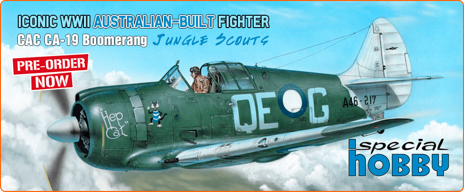 Special Hobby SH48241 1/48 CAC CA-19 Boomerang Jungle Scouts Fighter