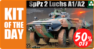 Kit of the Day: Takom 2017 1/35 Bundeswehr SpPz 2 Luchs A1/A2 [2 In 1]