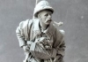 1/16 WWI French Infantryman Poilu Playing Accordion