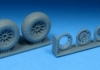 1/48 P-51 Mustang Diamond/Block Tread Mainwheels