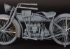 1/16 Henderson 4-cylinder Motorcycle Civil Version