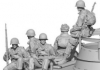 1/35 WWII US Army M8 Riders Set (6 figures)