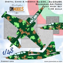 Arctic Splinter Camo Paint Masks for F/A-18 Hornet Aggressor 1/32