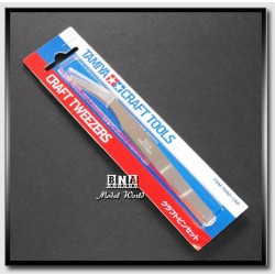 AK9161 HG Angled Stainless steel modeling Tweezers 02 (Thin Tip