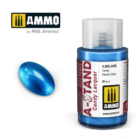 A-STAND Candy Lacquer - Electric Blue (30ml)