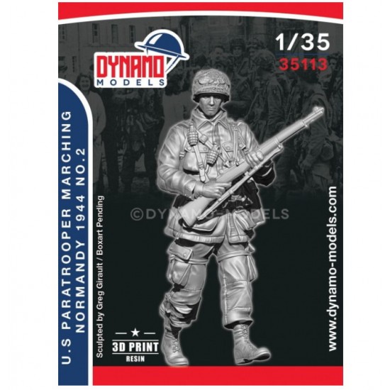 1/35 US Paratrooper Rifleman Marching (Normandy 1944) No.2