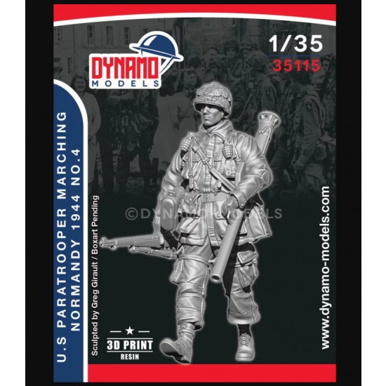 1/35 US Paratrooper Bazooka Marching (Normandy 1944) No.4