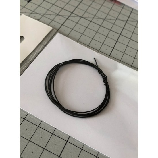 Black Cable/Flexible Wires (dia. 0.55mm, length: 1m)