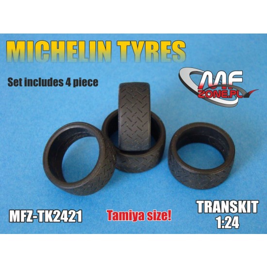 1/24 18'' Michelin Slick Tyres 4pcs