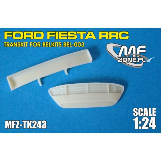 1/24 Ford Fiesta RRC Resin Front Grill and Rear Wing for Belkits BEL-003