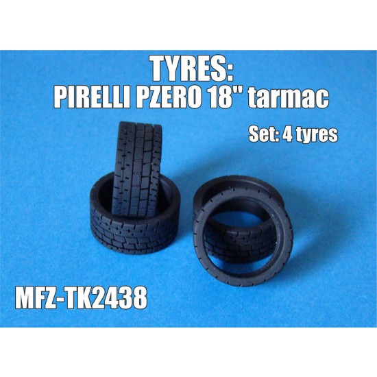 1/24 Pirelli Pzero Tyres 18'' Tarmac