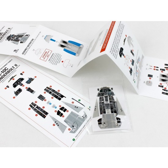 1/32 A-10C Thunderbolt II Updated Full Interior Panel for Trumpeter kits