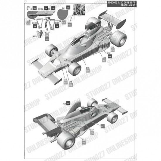 1/20 Shadow DN5B Brazil 1976 [Multi Material Kit]