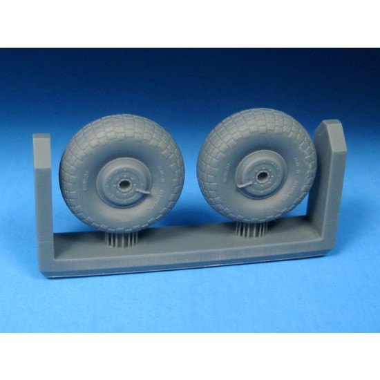 1/72 Mosquito Late Main Wheels Block Tread for Tamiya/Hasegawa kits