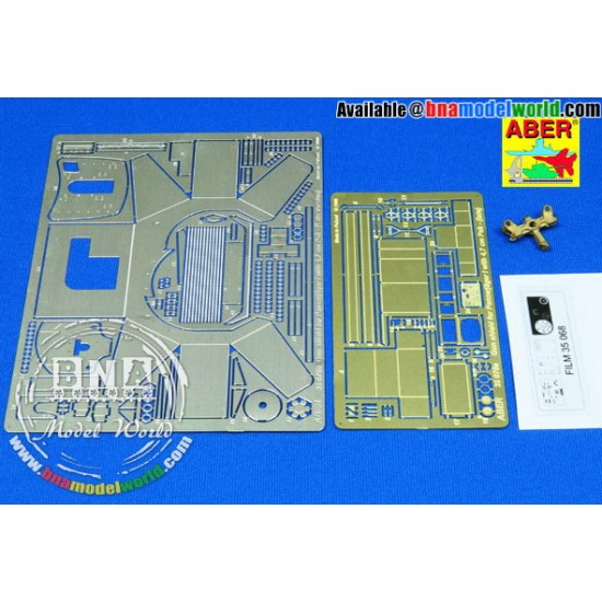 1/35 Gun Shield for Panzerjager w/4.7cm PaK Late for Italeri/Zvezda/Dragon kit