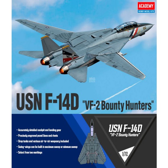 1/72 F-14D Super Tomcat 'VF-2 Bounty Hunters'