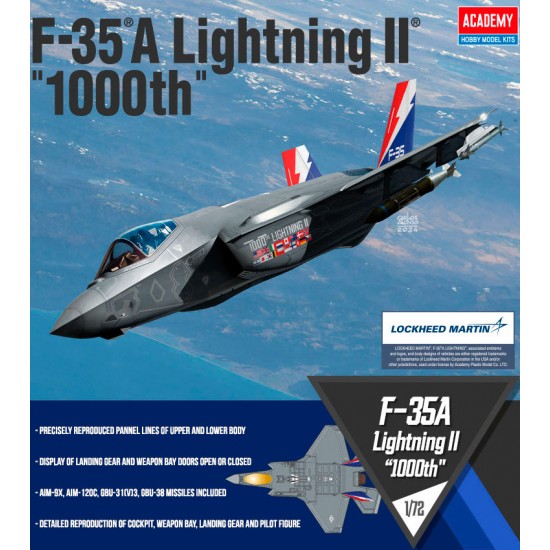 1/72 Lockheed Martin F-35A Lightning II '1000th'