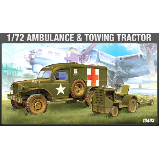 1/72 US Ambulance and Towing Tractor