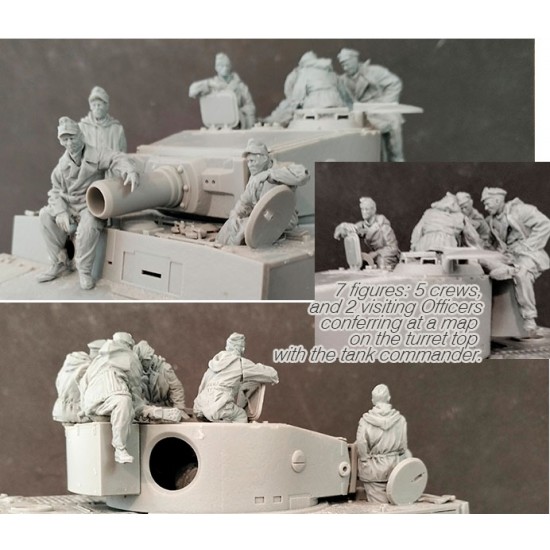 1/35 Tiger Tank Crews at Rest (7 figures)