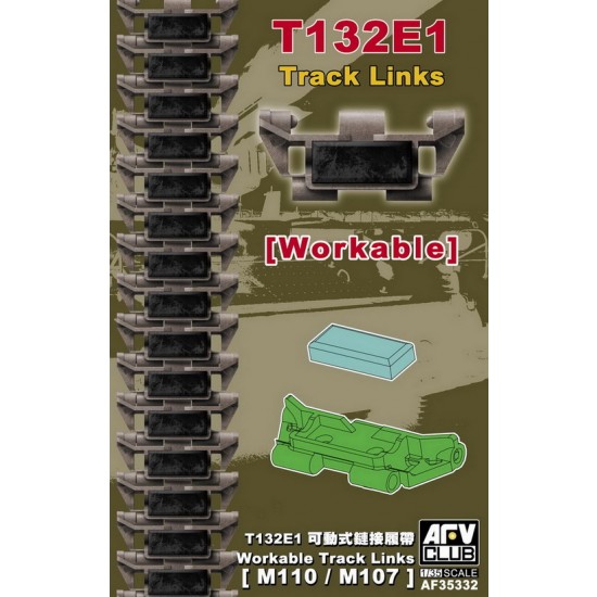 1/35 M110/107 T132E1 Workable Track Links