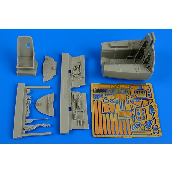 1/32 Messerschmitt Me163B Komet Cockpit set for Meng Model kit