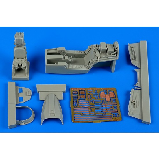 1/48 Saab JAS-39C Gripen Cockpit Set for Kittyhawk Model kits 