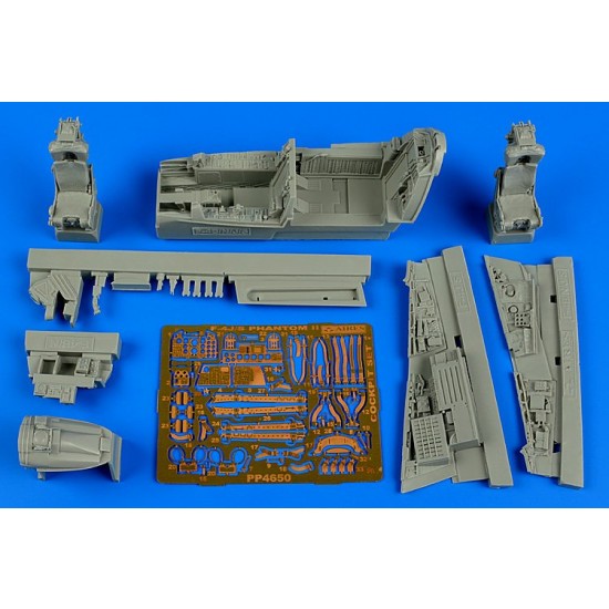 1/48 McDonnell F-4J/S Phantom II Cockpit Set for Academy kit