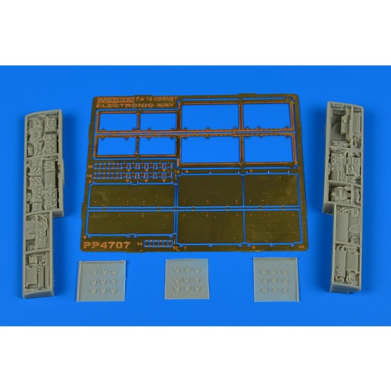 1/48 McDonnell-Douglas F/A-18 Hornet Electronic Bay for Kinetic kit