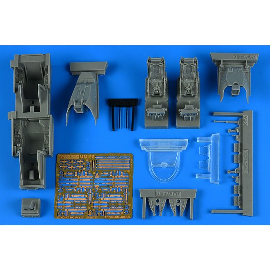 1/48 Dassault Rafale B Early Cockpit set for Revell kits