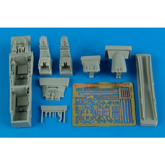 1/72 Boeing F/A-18E / F/A-18F Super Hornet Cockpit Set for Hasegawa kits