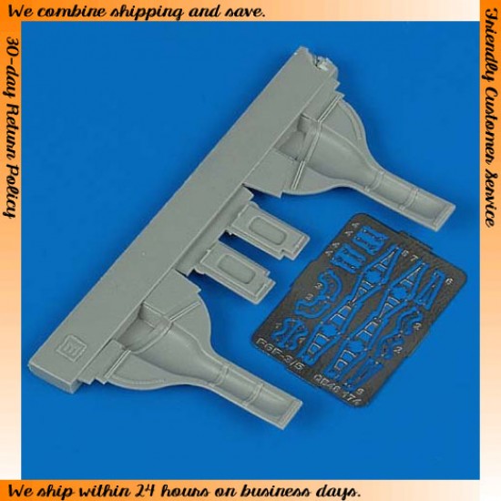 1/48 Grumman F6F-3 Hellcat Undercarriage Covers for Eduard kit