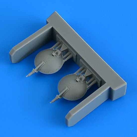 1/48 Su-25 Frogfoot Open Parachute Covers for Zvezda kits