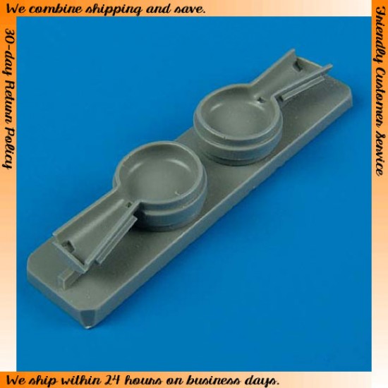 1/72 Morane-Saulnier MS.406 Wheel Well for Hasegawa kits 