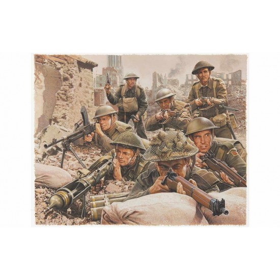 1/72 WWII British Infantry N. Europe (48 figures)