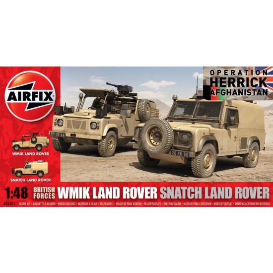 1/48 British Forces Land Rover Twin Set (WMIK & Snatch)