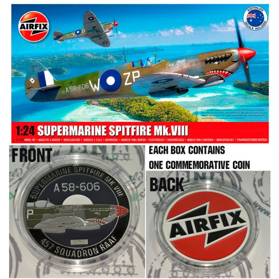 1/24 Supermarine Spitfire Mk.VIII and RAAF Collectors Coin [Limited Edition]