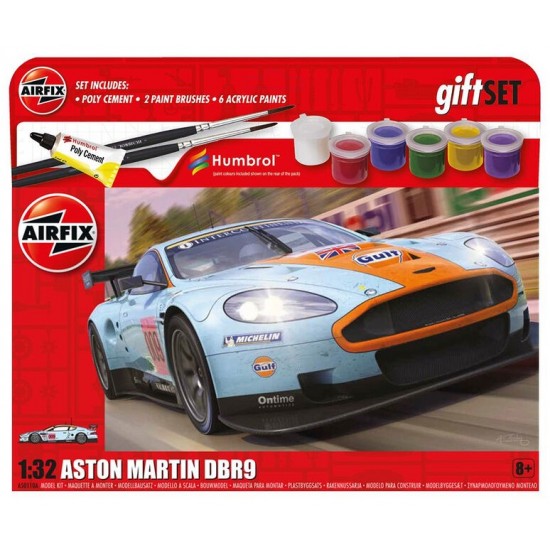 1/32 Gift Set - Aston Martin DBR9 (kit, paints, glue & brush)