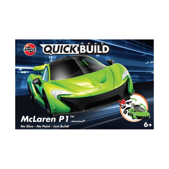 Non-Scale Quickbuild Mclaren P1 (Green) Plastic Brick Construction Toy