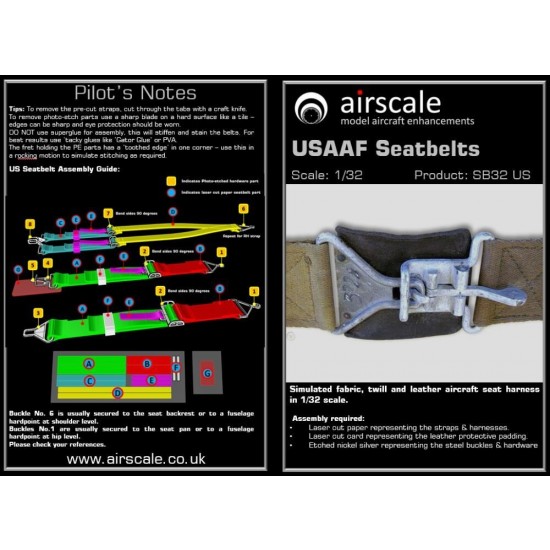 1/32 USAAF Seatbelts