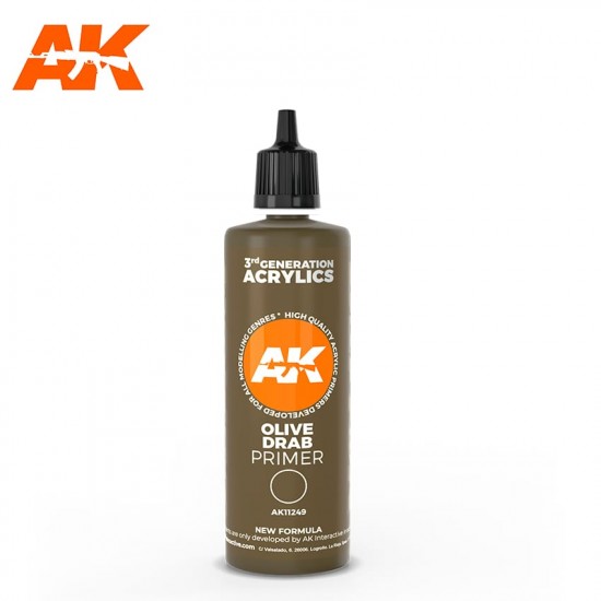 Acrylic Surface Primer - Olive Drab (100ml, 3rd Generation)