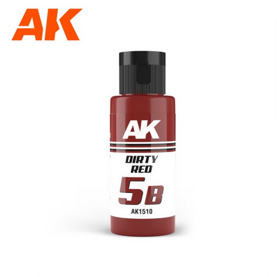 Acrylic Paint - Dual Exo 5B #Dirty Red (60ml) for Gunpla/Sci-Fi/Mecha/Robots