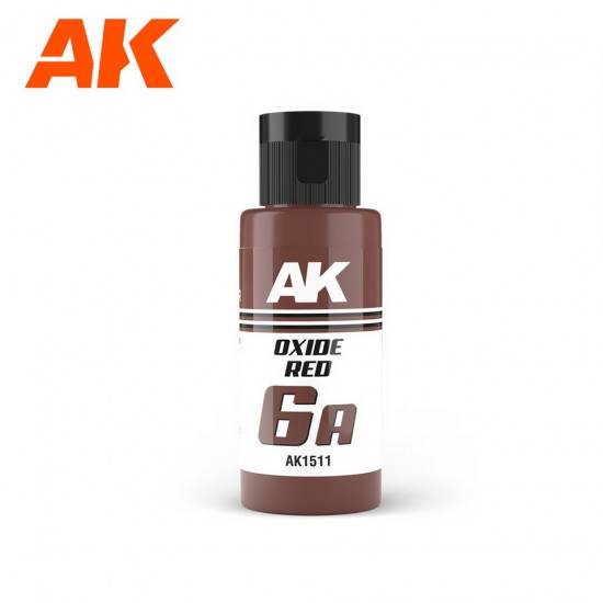 Acrylic Paint - Dual Exo 6A #Oxide Red (60ml) for Gunpla/Sci-Fi/Mecha/Robots