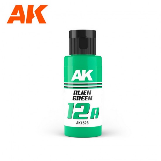 Acrylic Paint - Dual Exo 12A #Alien Green (60ml) for Gunpla/Sci-Fi/Mecha/Robots