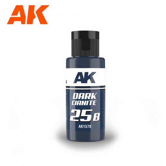 Acrylic Paint - Dual Exo Scenery 25B #Dark Cianite (60ml, matte finish) for Gunpla/Sci-Fi