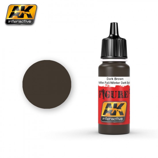 Figure Series Acrylic Paint - Dark Brown / Waffen Fall / Winter Dark Spots (17ml)