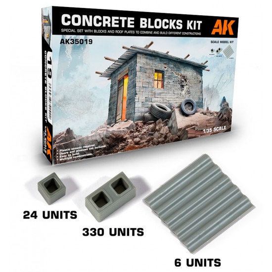 1/35 Concrete Blocks Kit