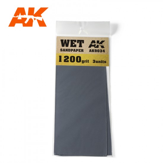 Wet Sandpaper 1200 Grit (3pcs)