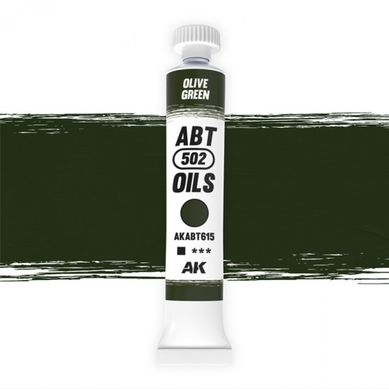 Oil Paint - Olive Green (20ml tube)