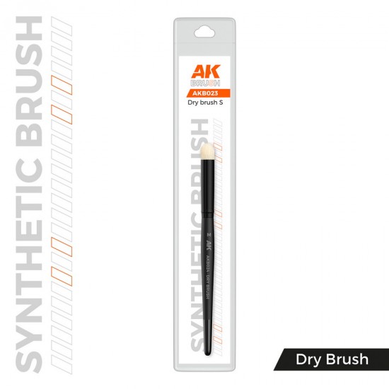 Synthetic Dry Brush #S (for models and miniatures)