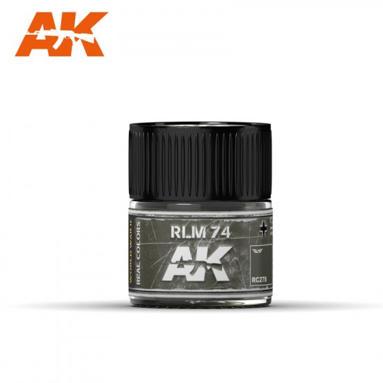 Real Colours Aircraft Acrylic Lacquer Paint - RLM 74 (10ml)